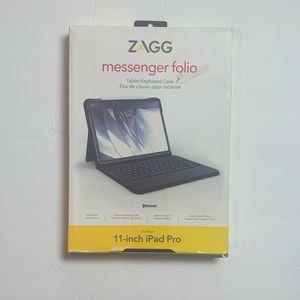 ZAGG Messenger Folio Tablet Keyboard 11 Inch iPad Pro Bluetooth Protect Case